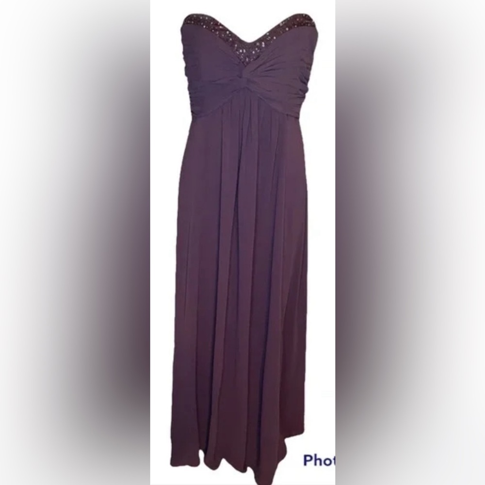David’s Bridal Purple bridesmaid dress